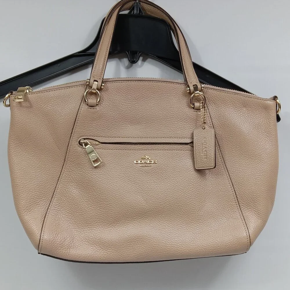 Coach Prairie Satchel Beige J1757-58874 - Picture 1 of 9